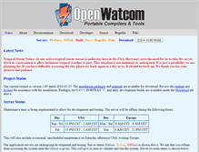 Tablet Screenshot of list.openwatcom.org